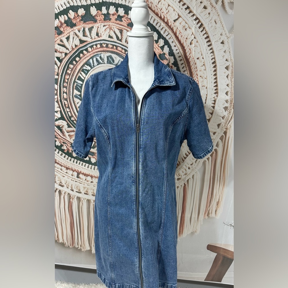 Abercrombie & Fitch Blue Denim Dress